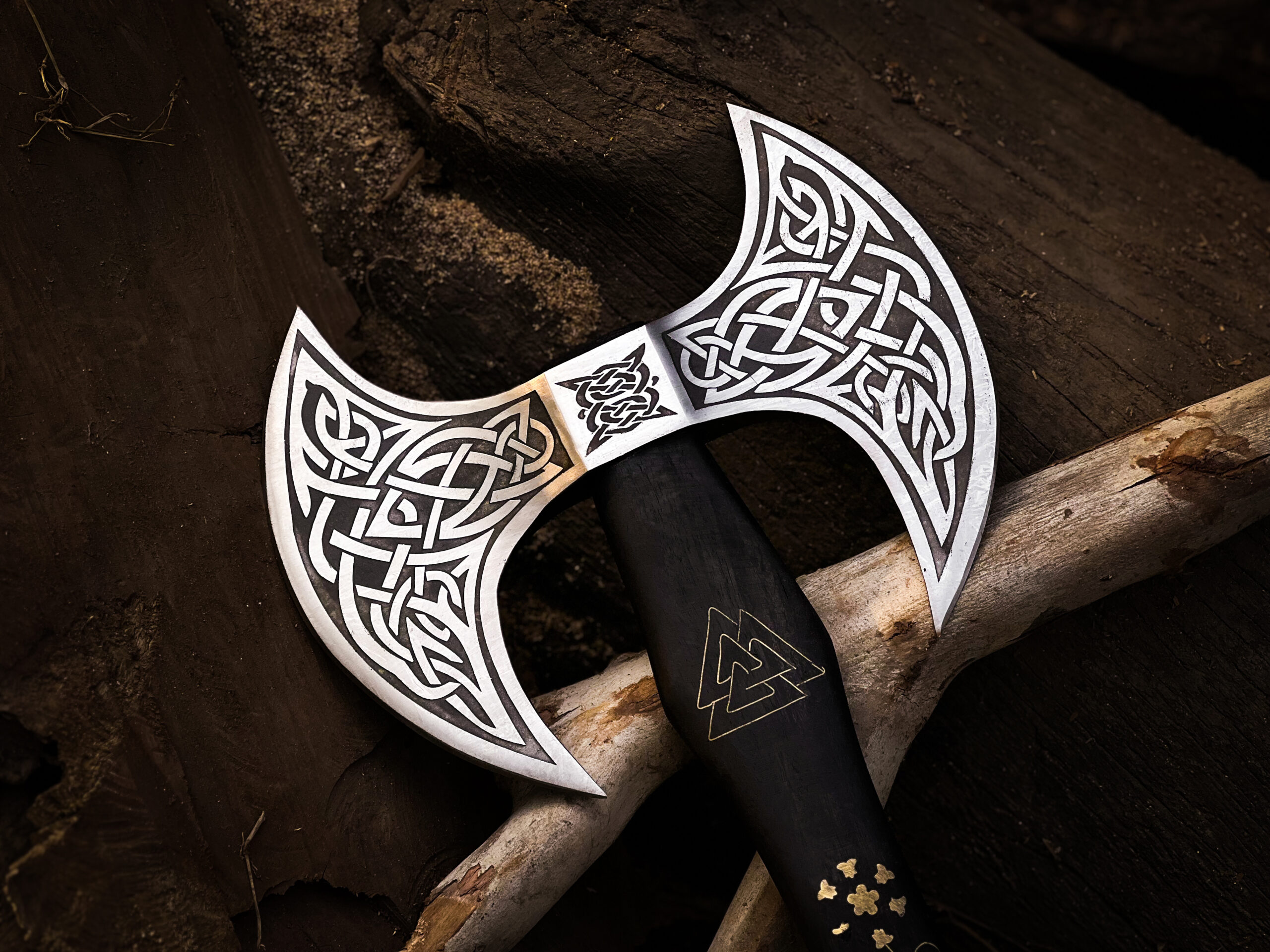 Handcrafted Battle Axe — Tactical & Collectible - Image 2