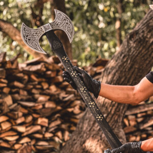 Handcrafted Battle Axe — Tactical & Collectible